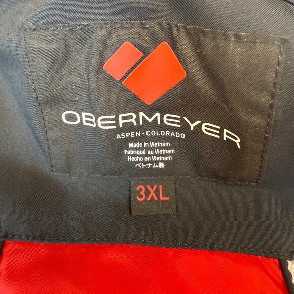 Obermeyer Foundation Jacket Ski Snow Mens 3XL Winter Insulated Hooded Alpine - Picture 6 of 12